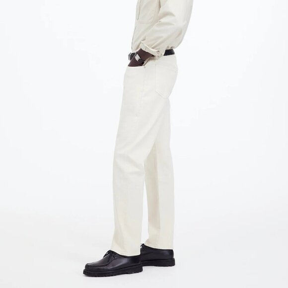 Madewell Men's 1991 Classic Straight Leg Jeans Ecru Wash Size 31x32 NWT - Picture 3 of 12